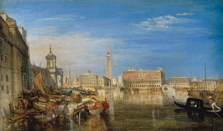 Joseph Mallord William Turner Bridge of Sighs,Ducal Palace and Custom-house (mk31) Spain oil painting art